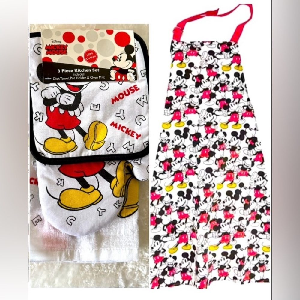 Disney Mickey Mouse 4 Piece Kitchen Bundle